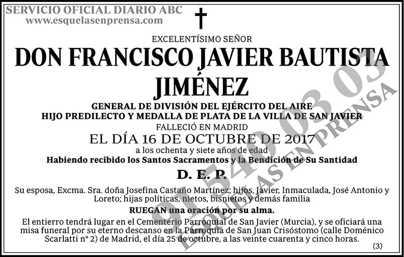 Francisco Javier Bautista Jiménez